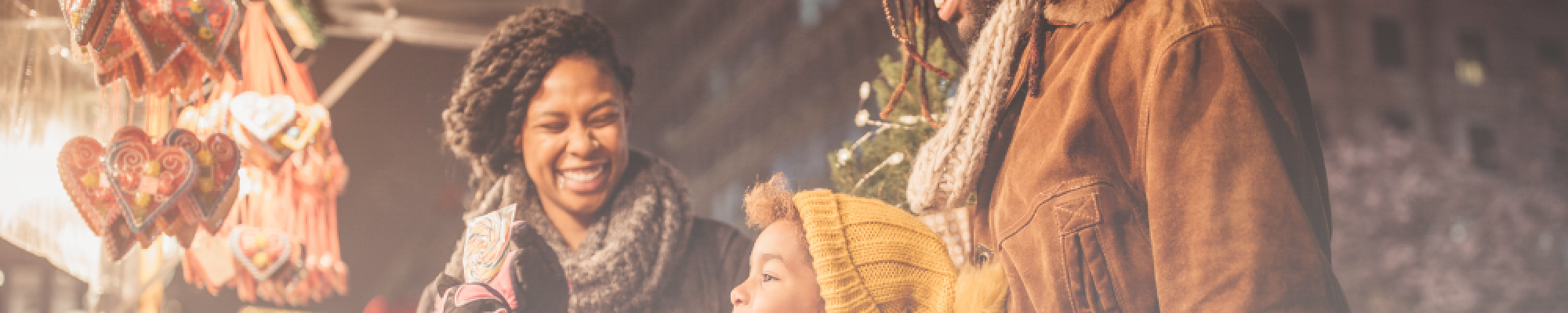 Family enjoying the holidays