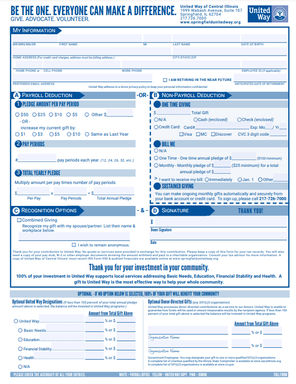 Pledge Form